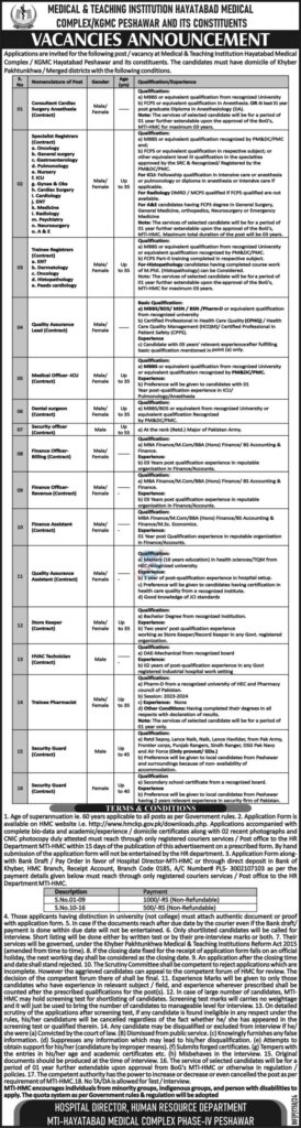 Medical Teaching Institution Medical Complex Jobs 2024
