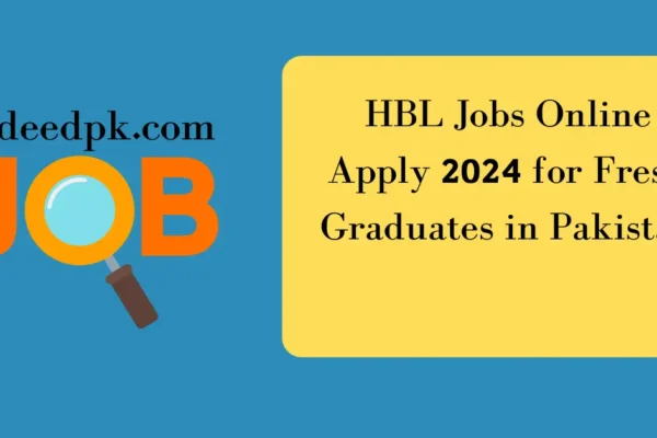 HBL Jobs Online Apply 2024